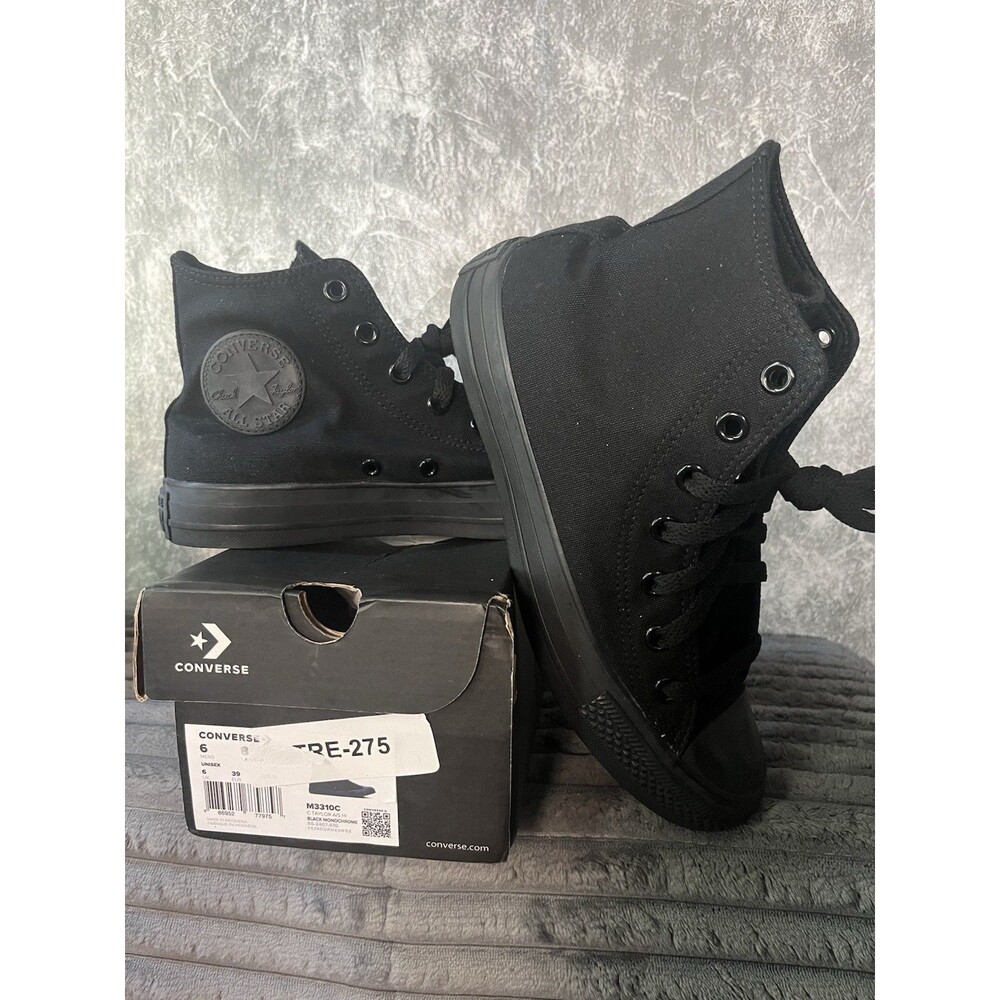 Converse Chuck Taylor All Star High Black Monochrome M3310C Men 6 Women 8 NIB